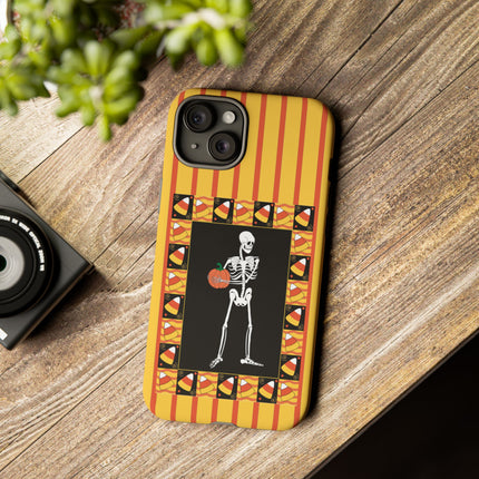 Candy Corn Skeleton Phone Cases