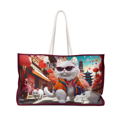 Fashionista Feline Weekender Bag