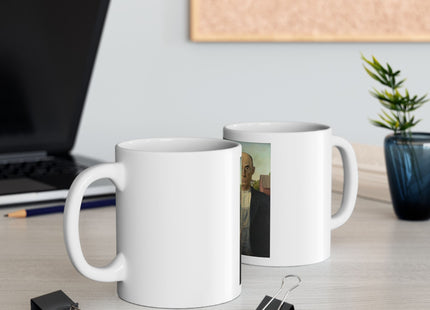 American Gothic by Grant Wood Ceramic Mug (11oz, 15oz)