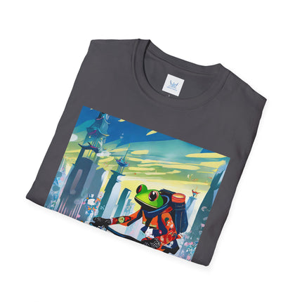 Cyberpunk Frog Softstyle T-Shirt