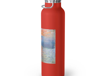 Sunrise by Claude Monet Copper Vacuum Insulated Bottle, 22oz