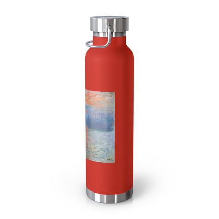 Sunrise by Claude Monet Copper Vacuum Insulated Bottle, 22oz