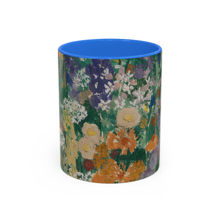 Flowers on the Mountain by August Babberger Colorful Mugs (11oz, 15oz)