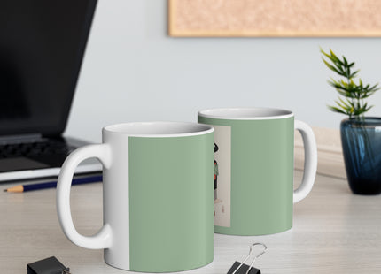 Illustrations of Japanese Toys Pl.020 by Kawasaki Kyosen Ceramic Mug 11oz