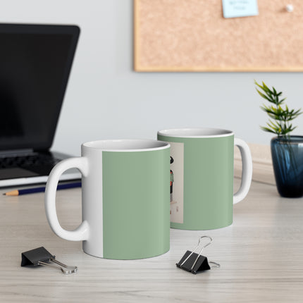 Illustrations of Japanese Toys Pl.020 by Kawasaki Kyosen Ceramic Mug 11oz