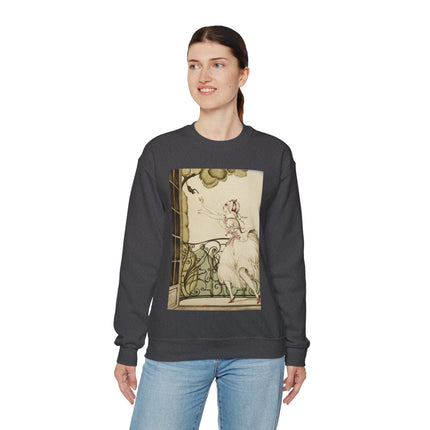 Sur talons rouges (On Red Heels) pl 02 by Gerda Wegener Heavy Blend™ Crewneck Sweatshirt