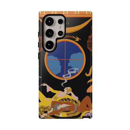 Art Deco Lounge Phone Case – Opulent Smoke & Timeless Glamour
