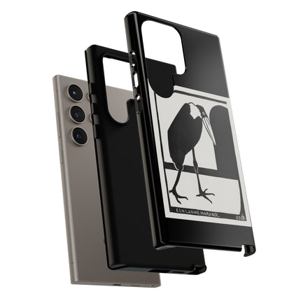 A Lame Marabou by Samuel Jessurun de Mesquita Phone Cases