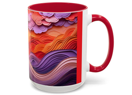 Dramatic Sunset Sky Colorful Mugs (11oz, 15oz)
