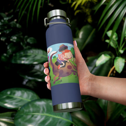 Rip-Roaring Fun Copper Vacuum Insulated Bottle, 22oz
