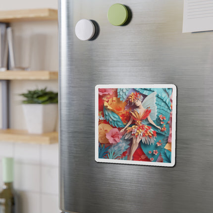 Hibiscus Fairy Die-Cut Magnets (4 Sizes)