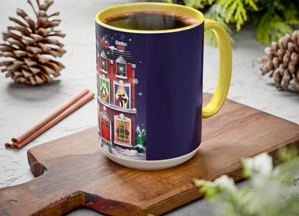 A Christmas Eve Celebration Colorful Mugs (11oz, 15oz)