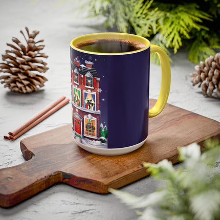 A Christmas Eve Celebration Colorful Mugs (11oz, 15oz)