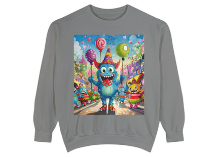 Monster Parade Madness Unisex Garment-Dyed Sweatshirt