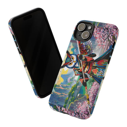 Cyberpunk Samurai Owl Phone Cases