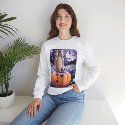 The Startled Pumpkin Unisex Heavy Blend™ Crewneck Sweatshirt