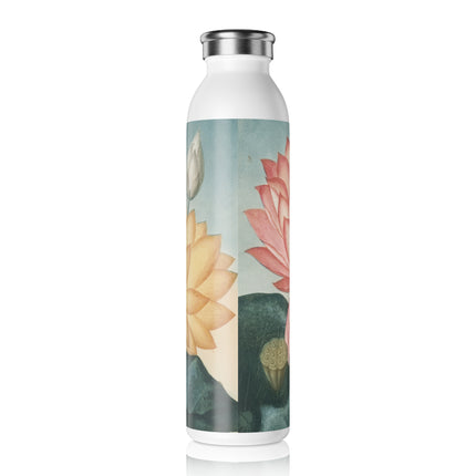 The Sacred Egyptian Lotus by Robert John Thornton Slim Water Bottle
