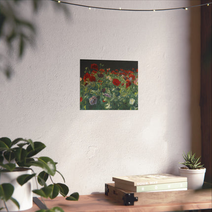Poppies (A Study of Poppies for Carnation, Lily, Lily, Rose) by John Singer Sargent Matte Horizontal Posters