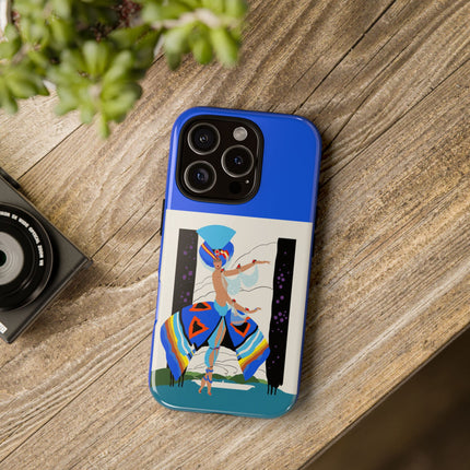 Exotic Dancer Phone Case – Vibrant Performance & Art Deco Flair