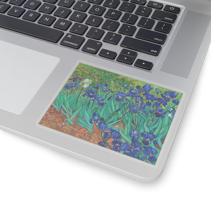 Irises by Vincent Van Gogh Kiss-Cut Stickers (4 Sizes)