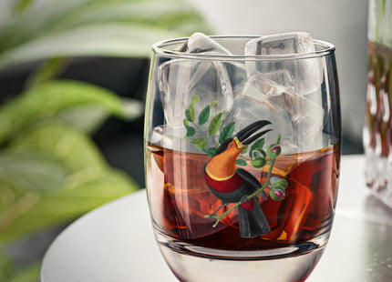 Channel Billed Toucan by Paul Gervais Whiskey Glass