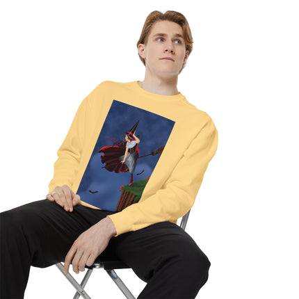 The Enchanted Witch Unisex Garment-Dyed Sweatshirt