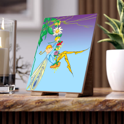 A Fairy's Delight Ceramic Tile