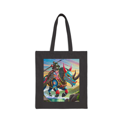 Bio-Mech Beast Cotton Canvas Tote Bag