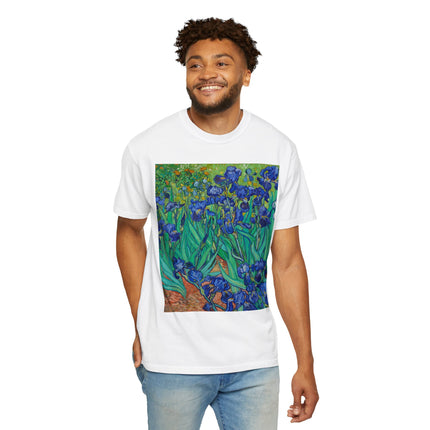 Irises by Van Gogh Unisex Garment-Dyed T-shirt