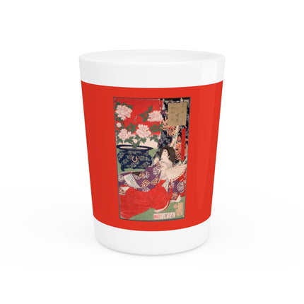 Earth for the Potted Plant by Tsukioka Yoshitoshi Ceramic Shot Glass