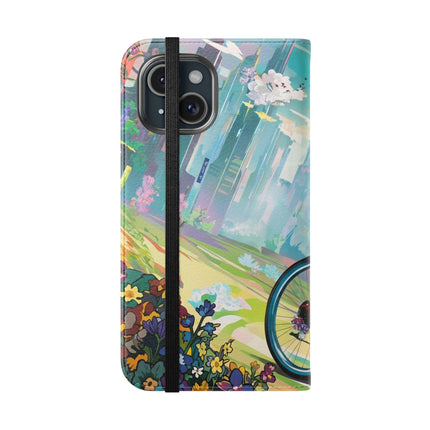 🐸🚵 Cyberpunk Frog Flip Case – High-Tech Adventure & Neon Velocity