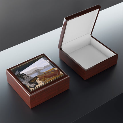 Open Window by Juan Gris Jewelry Box