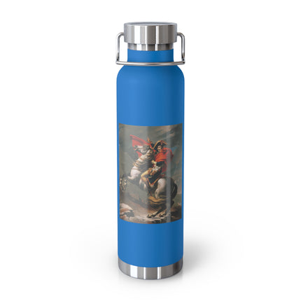 Napoleon Crossing the Alps by Jacques-Louis David Copper Vacuum Insulated Bottle, 22oz