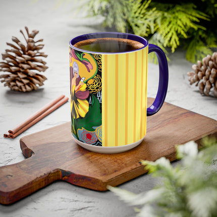 Enchanted Pansy Elegance Colorful Mugs (11oz, 15oz)