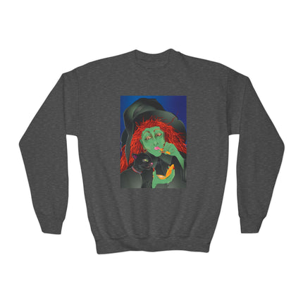 Mirror, Mirror A Witch's Touch Youth Crewneck Sweatshirt