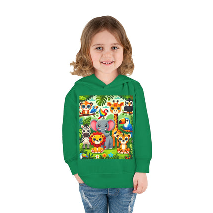 Jungle Friends Parade Toddler Pullover Fleece Hoodie