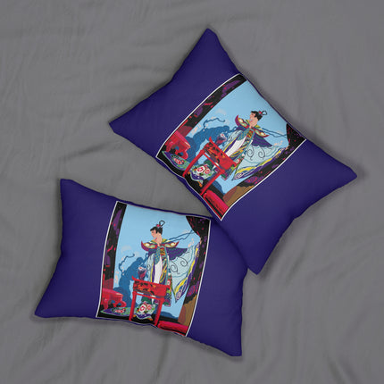A Visual Journey by Umberto Brunelleschi Spun Polyester Lumbar Pillow