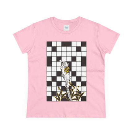 The Crossword Women's Midweight Cotton Tee