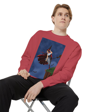 The Enchanted Witch Unisex Garment-Dyed Sweatshirt