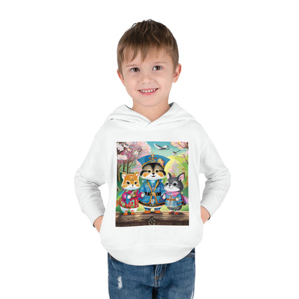 Fluffy Explorers Toddler Pullover Fleece Hoodie