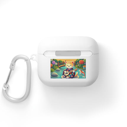 Melodic Kitten by the Koi Pond AirPods and AirPods Pro Case
