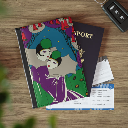 Two Pierrots Passport Cover