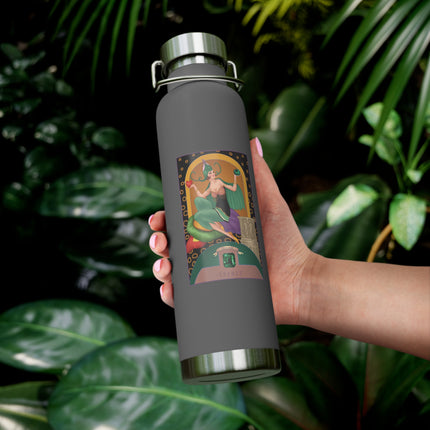 May & Emerald (from the Gem Series) by Sofia Chiostri Copper Vacuum Insulated Bottle, 22oz
