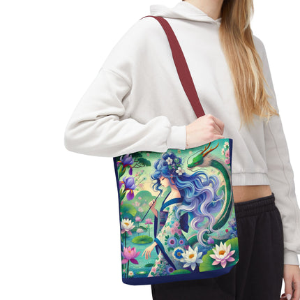 Fairy of the Koi Pond Tote Bag – Mystical Harmony & Pond Enchantment