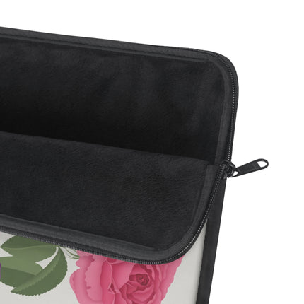 Woodpecker & Rose Laptop Sleeve – Charming Beauty & Refined Simplicity