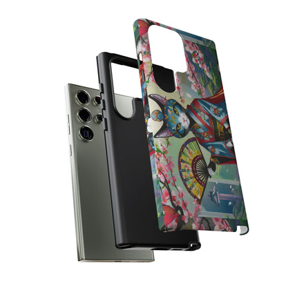 Cyberpunk Geisha Phone Cases