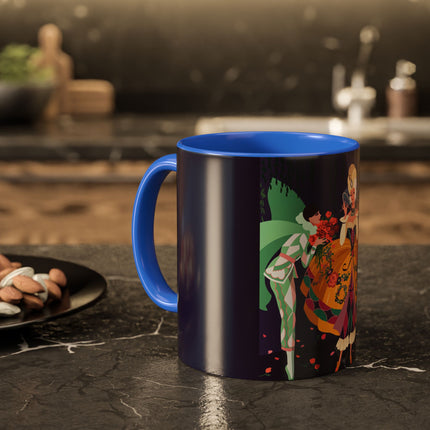 Moonlit Masquerade: The Fairy Queen's Ball Colorful Mug (11oz, 15oz) – Fairy Tale Elegance, Fantasy Charm & Enchanted Style