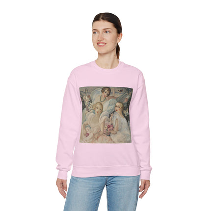Les Femmes Fatales by Gerda Wegener Heavy Blend™ Crewneck Sweatshirt