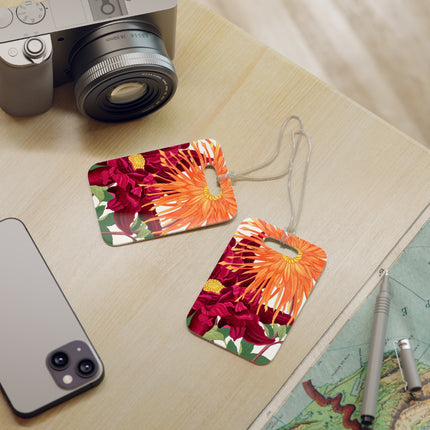 Dahlia Flower by Tanigami Kônan Luggage Tags