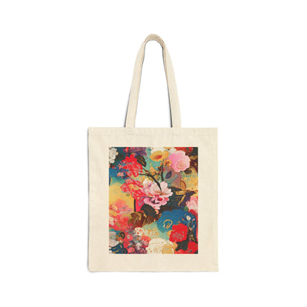 Ethereal Irises Cotton Canvas Tote Bag